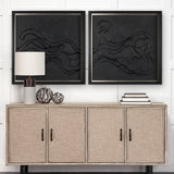 Bee Dance II by Studio M a handmade Original Framed 3D Textured Artwork from Mercana - Luna Furniture