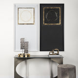Caldera White by Studio M a handmade Original Framed Artwork under Glass from Mercana - Luna Furniture