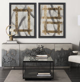 Besmirched I by Studio M a handmade Original Framed Artwork under Glass from Mercana - Luna Furniture