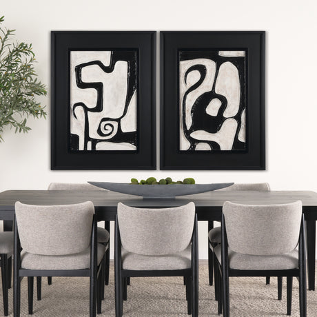 Spiraling by Studio M a handmade Original Framed Artwork under Glass from Mercana - Luna Furniture