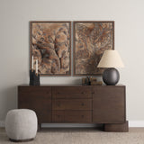 Bronze Beauty II by Studio M a handmade Original Framed 3D Textured Artwork from Mercana - Luna Furniture