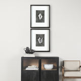 Dark Coastal I by Mercana Studio a Hand Embellished Textured Framed Art Print Matted under Glass from Mercana - Luna Furniture
