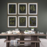 Foliage Dramatique III by Vision Studio Hand Embellished Textured Framed Art Print Matted under Glas from Mercana - Luna Furniture