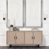 Bourgeois II 9x16 White Fabric Shade Brown Metal Base Wall Sconce from Mercana - Luna Furniture