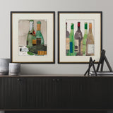After the Bubbly II by Samuel Dixon a Hand Embellished Textured Framed Art Print Matted under Glass from Mercana - Luna Furniture