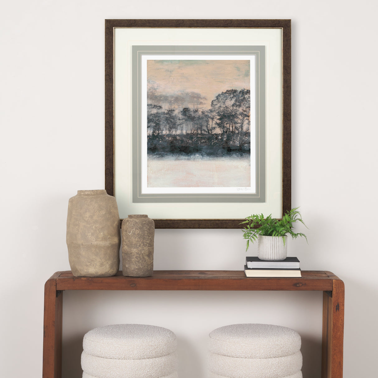 66 by Jennifer Goldberger a Framed Art Print Matted under Glass from Mercana - Luna Furniture
