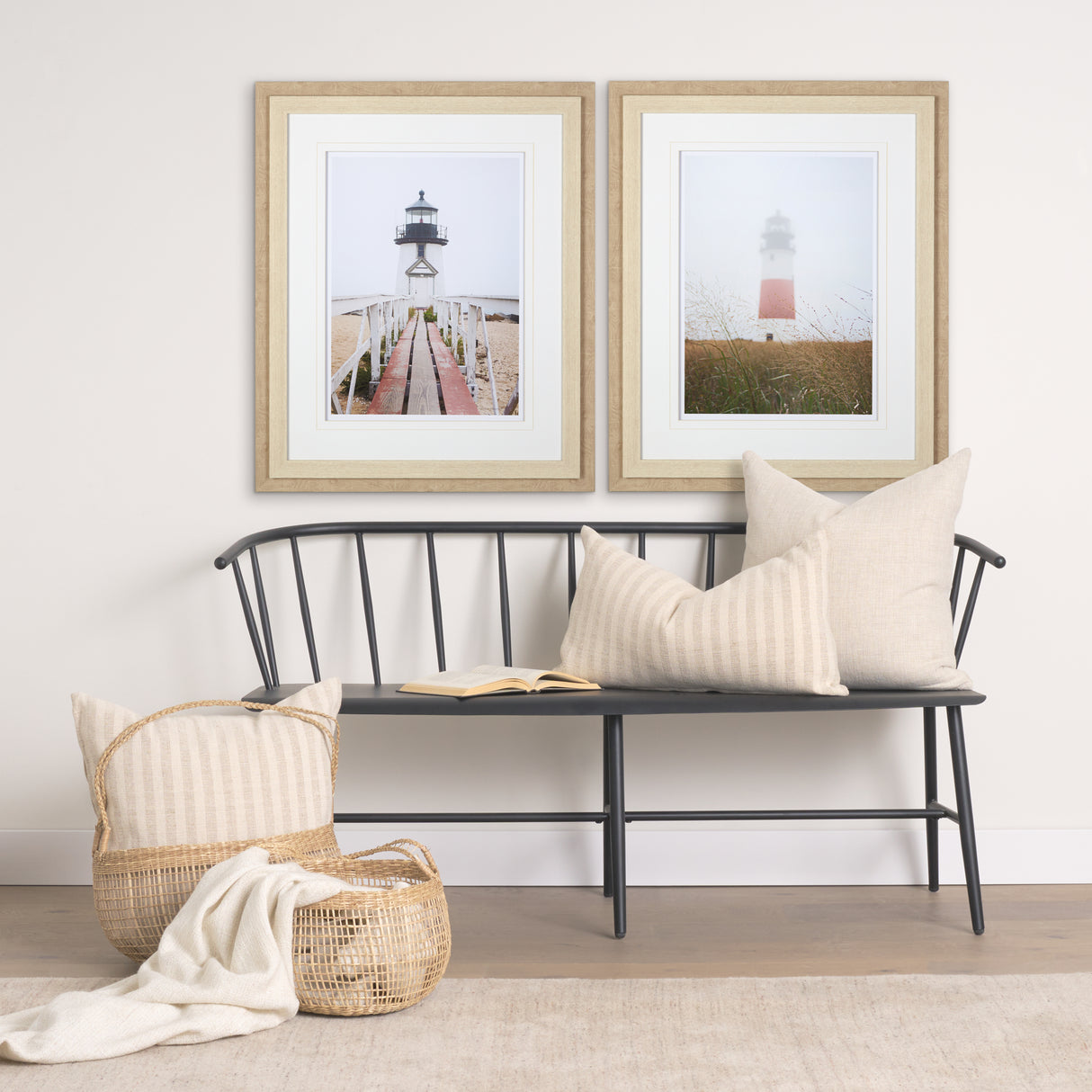 Brant Point Lighthouse by Mercana Studio a Framed Photo Art Print Matted under Glass from Mercana - Luna Furniture