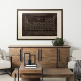 Periodic Table by Vintage Collection a Hand Embelished Textured Framed Art Print from Mercana - Luna Furniture