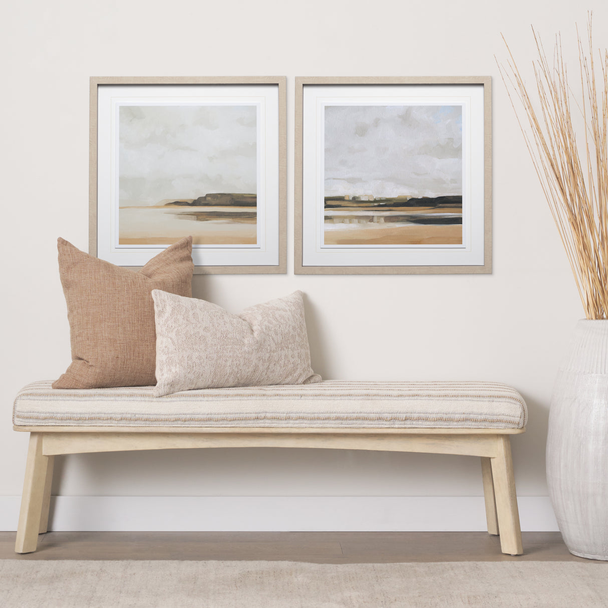 Wattwanderung I by Emma Scarvey a Framed Art Print Matted under Glass from Mercana - Luna Furniture