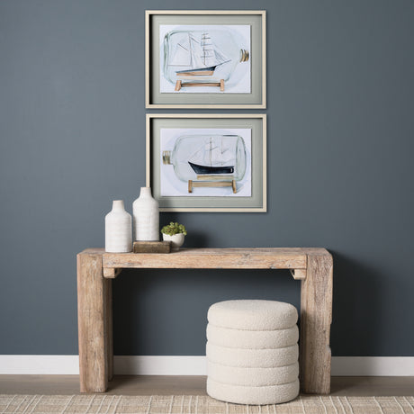 Sail the Seas I by Jennifer Paxton Parker a Framed Art Print Matted under Glass from Mercana - Luna Furniture