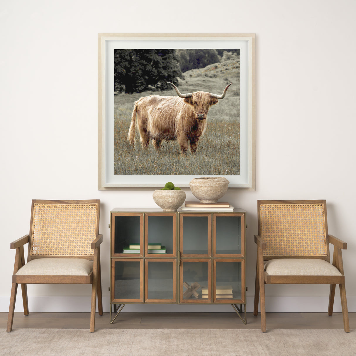 Humphry by Assaf Frank a Framed Photo Art Print Matted under Glass from Mercana - Luna Furniture