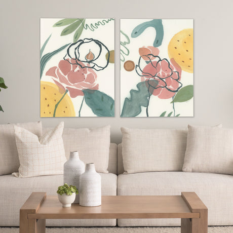 Before Summer III by Mercana Studio a Hand Embellished Textured Canvas from Mercana - Luna Furniture