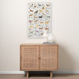 Dog Alphabet by Melissa Wang a Hand Embellished Textured Canvas from Mercana - Luna Furniture