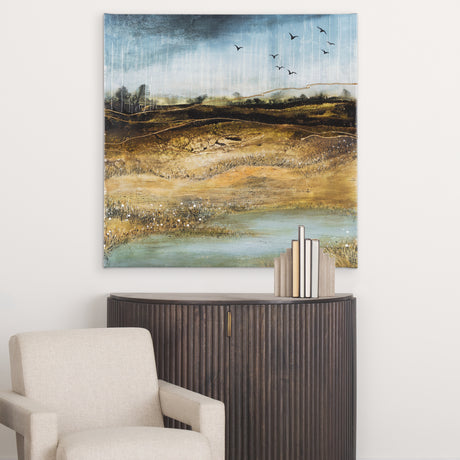 Daily Fly Over by Julie Devine a Canvas Print from Mercana - Luna Furniture