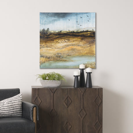 Daily Fly Over by Julie Devine a Canvas Print from Mercana - Luna Furniture