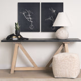 Ikebana Dark I by Mercana Studio a Hand Embellished Textured Canvas from Mercana - Luna Furniture