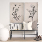 Chamomile Drawing I by Mercana Studio a Hand Embellished Textured Canvas from Mercana - Luna Furniture