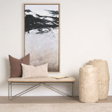 Black Strokes I by Mercana Studio a Hand Embellished Textured Framed Canvas from Mercana - Luna Furniture