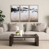 Black Strokes III by Mercana Studio a Hand Embellished Textured Framed Canvas from Mercana - Luna Furniture