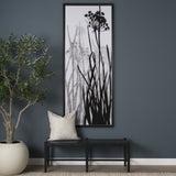 Floral Silhouette I by Mercana Studio a Hand Embellished Textured Framed Canvas from Mercana - Luna Furniture