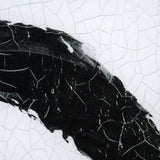 Yang (White) by Mercana Studio a Hand Embellished Textured Framed Art Print Matted under Glass from Mercana - Luna Furniture