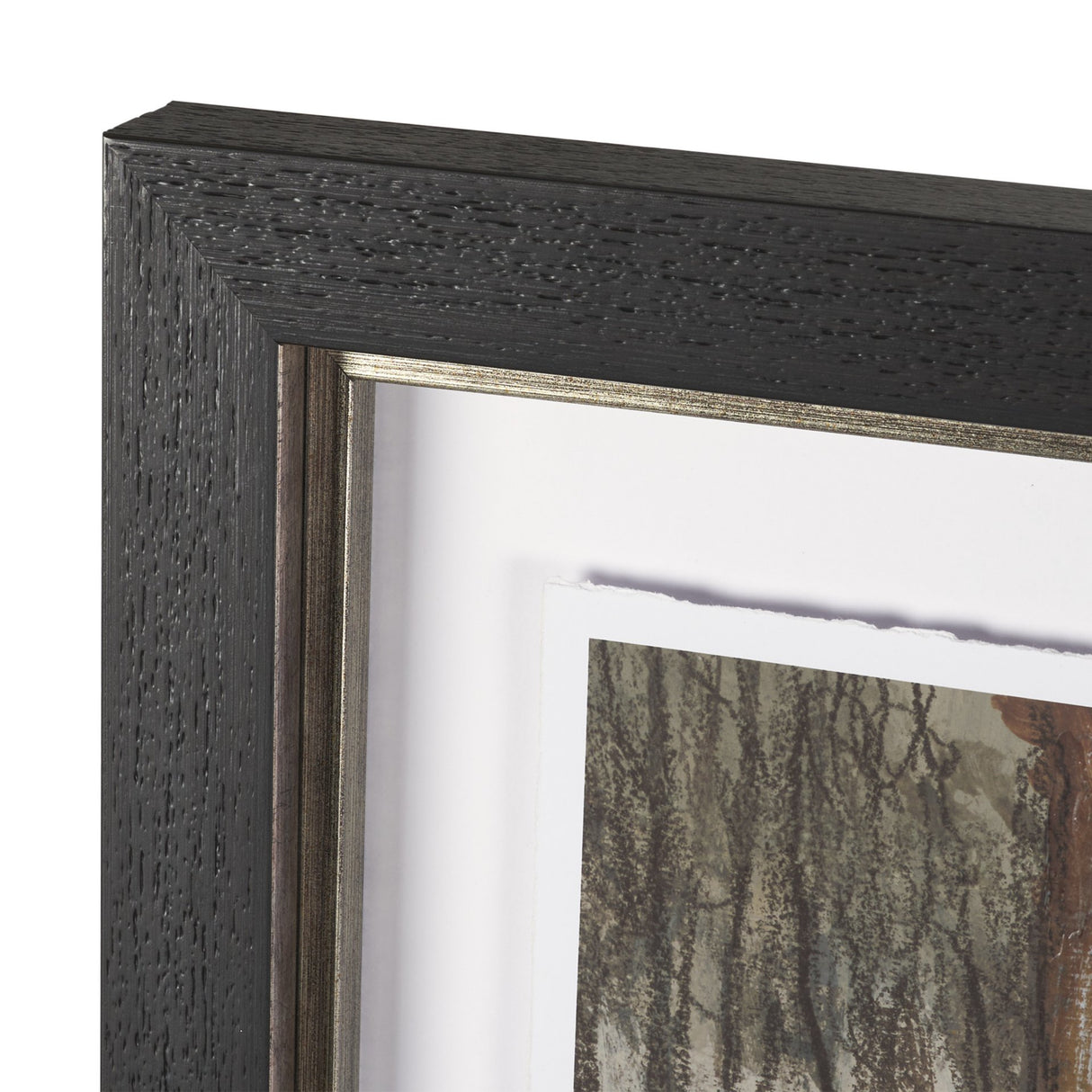 Winter Shadow by Mercana Studio Hand Embelished Framed Artwork Matted under Glass from Mercana - Luna Furniture