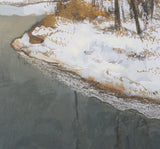 Winter Shadow by Mercana Studio Hand Embelished Framed Artwork Matted under Glass from Mercana - Luna Furniture