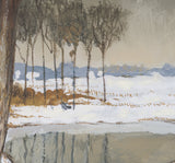 Winter Shadow by Mercana Studio Hand Embelished Framed Artwork Matted under Glass from Mercana - Luna Furniture