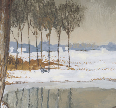 Winter Shadow by Mercana Studio Hand Embelished Framed Artwork Matted under Glass from Mercana - Luna Furniture