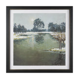Winter Sky by Mercana Studio Hand Embelished Framed Artwork Matted under Glass from Mercana - Luna Furniture