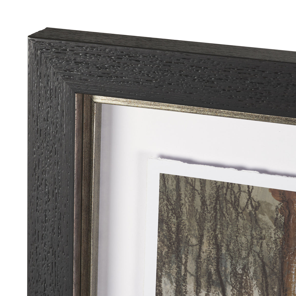 Winter Sky by Mercana Studio Hand Embelished Framed Artwork Matted under Glass from Mercana - Luna Furniture