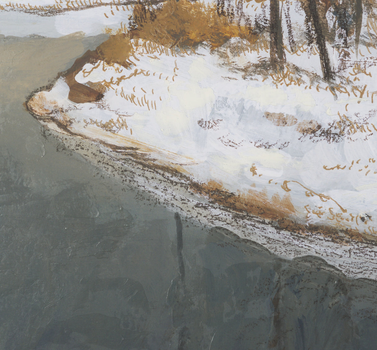 Winter Sky by Mercana Studio Hand Embelished Framed Artwork Matted under Glass from Mercana - Luna Furniture
