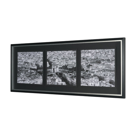 Arc de Triomphe- by Richard Silver Textured Framed Art Print Matted under Glass from Mercana - Luna Furniture