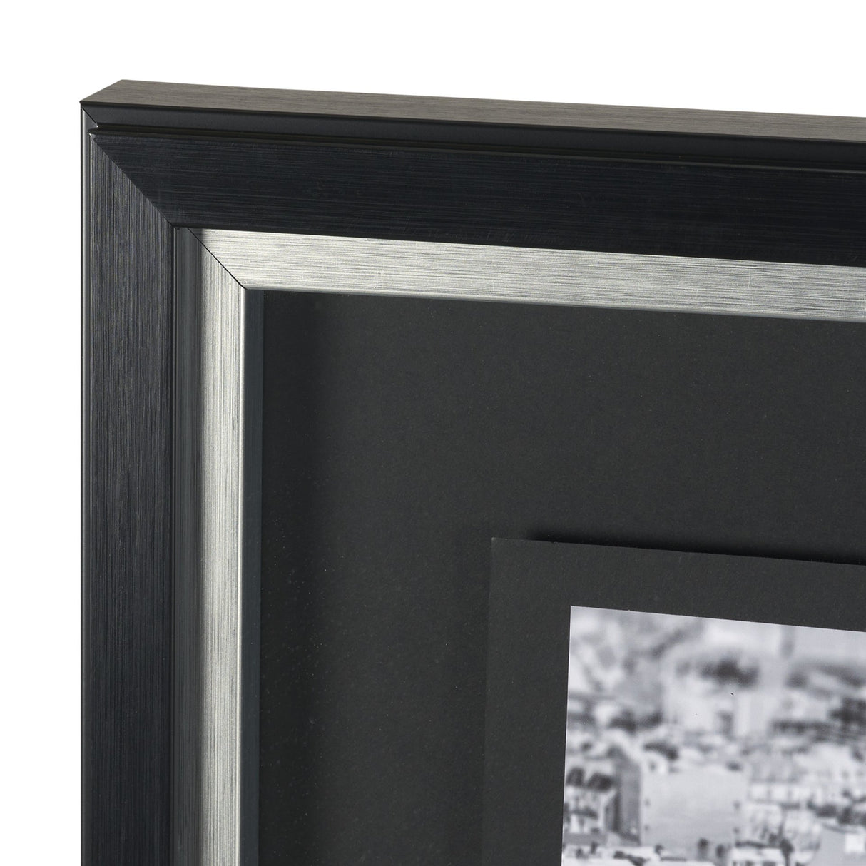 Arc de Triomphe- by Richard Silver Textured Framed Art Print Matted under Glass from Mercana - Luna Furniture