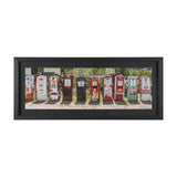 Gas Pumps by Richard Silver Hand Embelished Framed Art Print Matted under Glass from Mercana - Luna Furniture