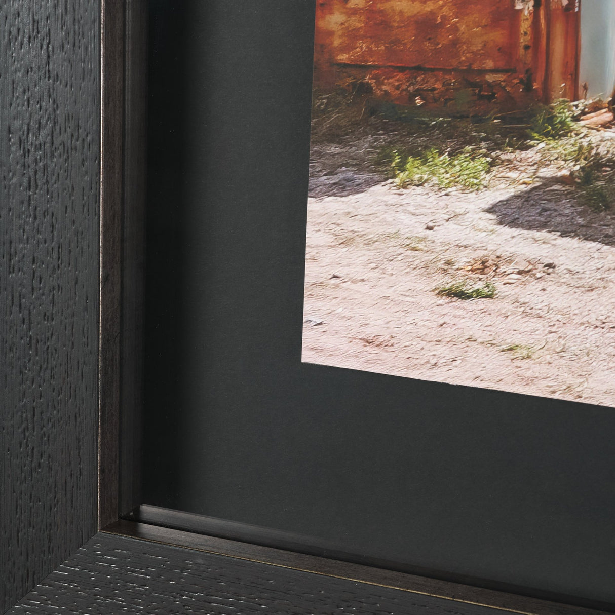 Gas Pumps by Richard Silver Hand Embelished Framed Art Print Matted under Glass from Mercana - Luna Furniture