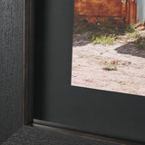 Gas Pumps by Richard Silver Hand Embelished Framed Art Print Matted under Glass from Mercana - Luna Furniture
