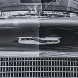 Classic Old Chevy in Havana Cuba by Richard Silver Textured Framed Art Print Matted under Glass from Mercana - Luna Furniture