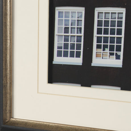 Beautiful Buildings by Irene Sucocki Framed Art Print Matted under Glass from Mercana - Luna Furniture