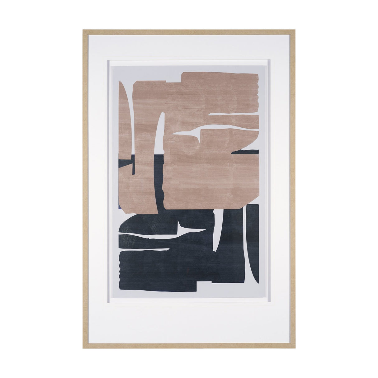 Deep Golden Brown II by Cartissi Textured Framed Artwork Matted under Glass from Mercana - Luna Furniture