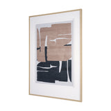 Deep Golden Brown II by Cartissi Textured Framed Artwork Matted under Glass from Mercana - Luna Furniture