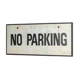 No Parking LG by Mercana Studio Hand Embelished Textured Framed Artwork Matted from Mercana - Luna Furniture