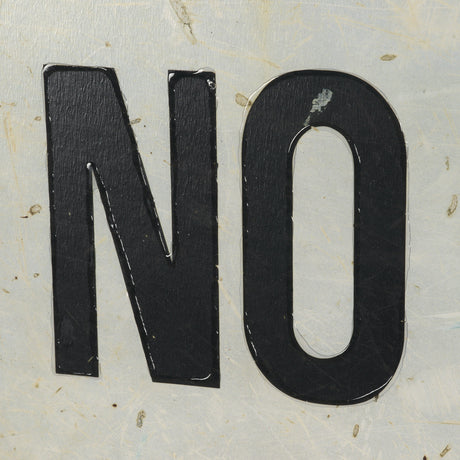 No Parking LG by Mercana Studio Hand Embelished Textured Framed Artwork Matted from Mercana - Luna Furniture