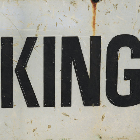 No Parking LG by Mercana Studio Hand Embelished Textured Framed Artwork Matted from Mercana - Luna Furniture