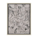 Dog Sketches II by Mercana Studio Hand Embelished Framed Artwork Matted under Glass from Mercana - Luna Furniture