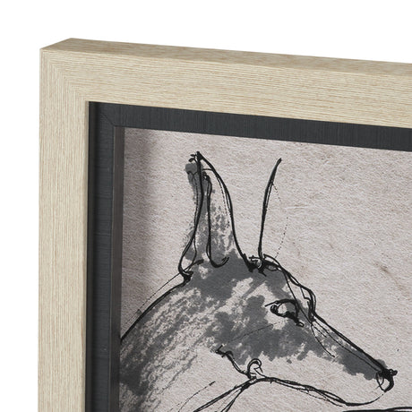 Dog Sketches II by Mercana Studio Hand Embelished Framed Artwork Matted under Glass from Mercana - Luna Furniture