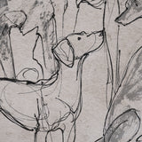Dog Sketches II by Mercana Studio Hand Embelished Framed Artwork Matted under Glass from Mercana - Luna Furniture