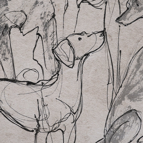 Dog Sketches II by Mercana Studio Hand Embelished Framed Artwork Matted under Glass from Mercana - Luna Furniture