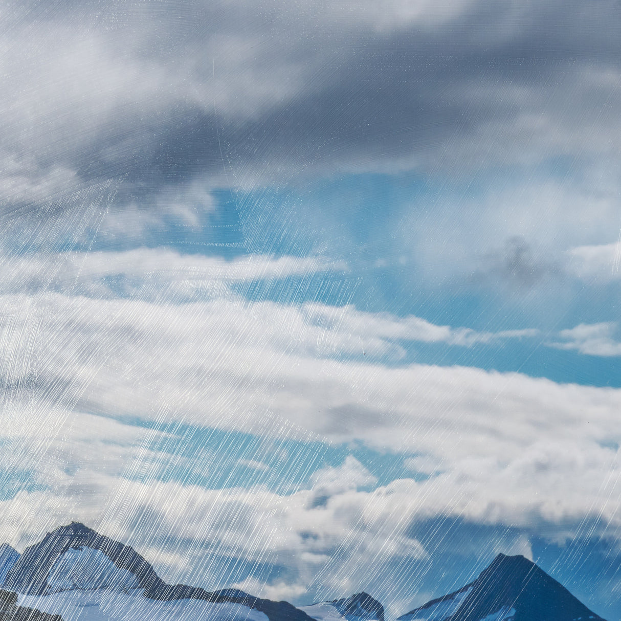 Skagway, Alaska Mountains by Richard Silver Textured Framed Art Print Matted under Glass from Mercana - Luna Furniture