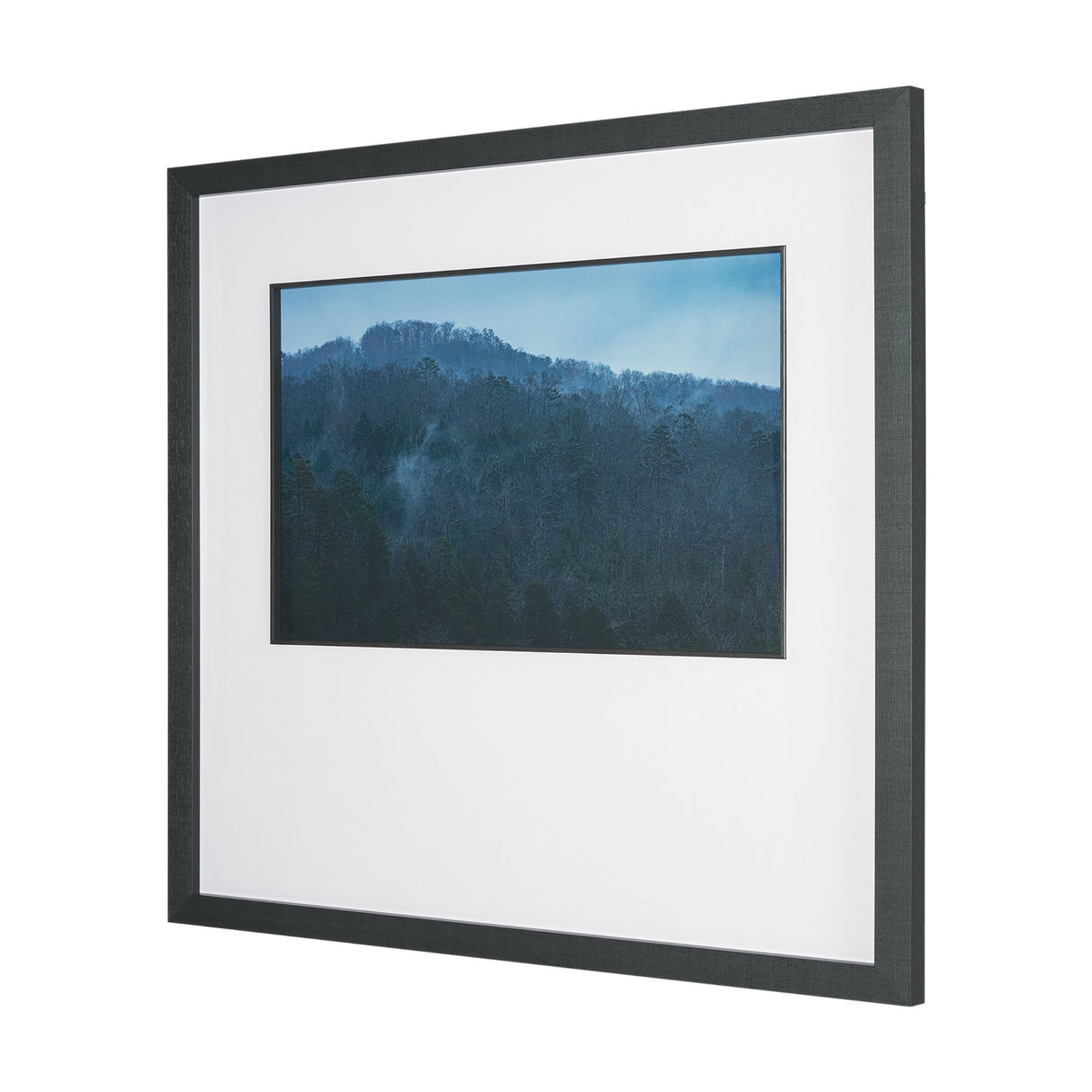 Stormy Mountain by Dimitry Papkov Hand Embelished Textured Framed Art Print Matted under Glass from Mercana - Luna Furniture